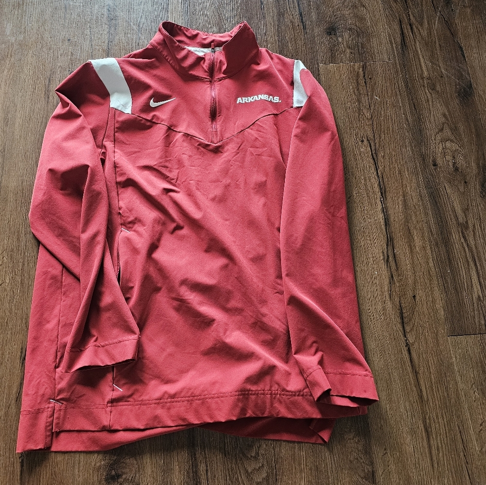 Arkansas Razorbacks Quarter-half zip Top - Cardinal Shirt/ Jacket